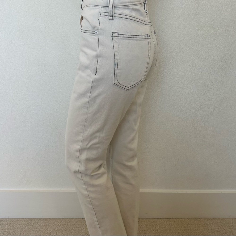 Rag & Bone Nina High Rise Ankle Cigarette Jeans - White